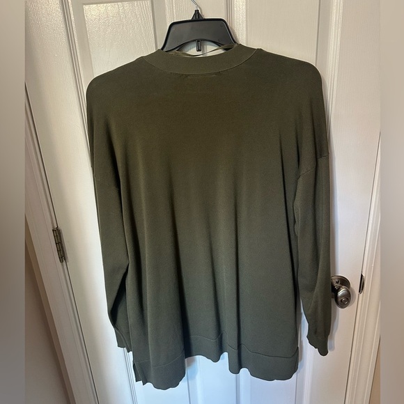 Lane Bryant Forest Green Women's Cardigan - Picture 3 of 3